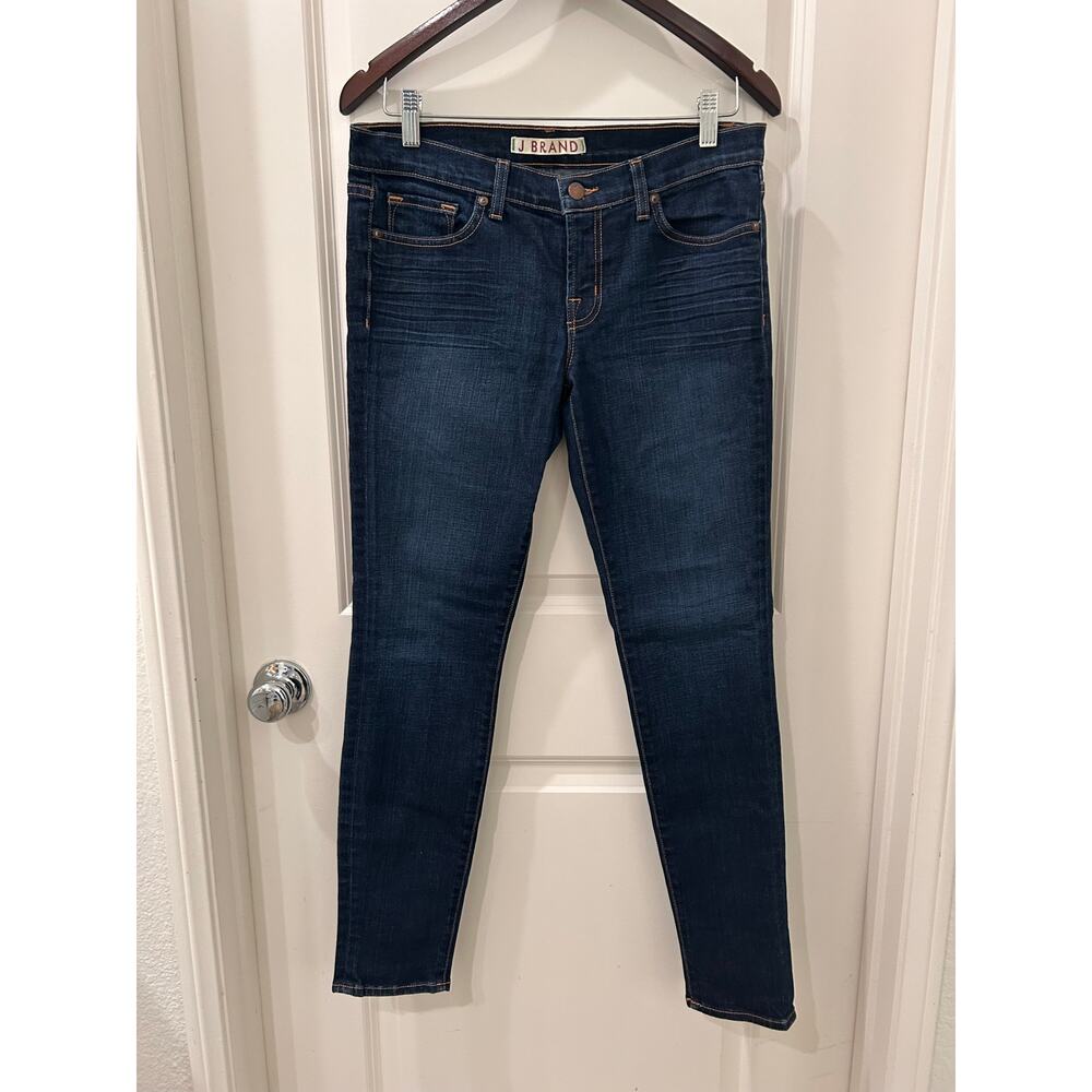 J Brand Dark Vintage 910 Mid-Rise The Skinny Jeans Size 28